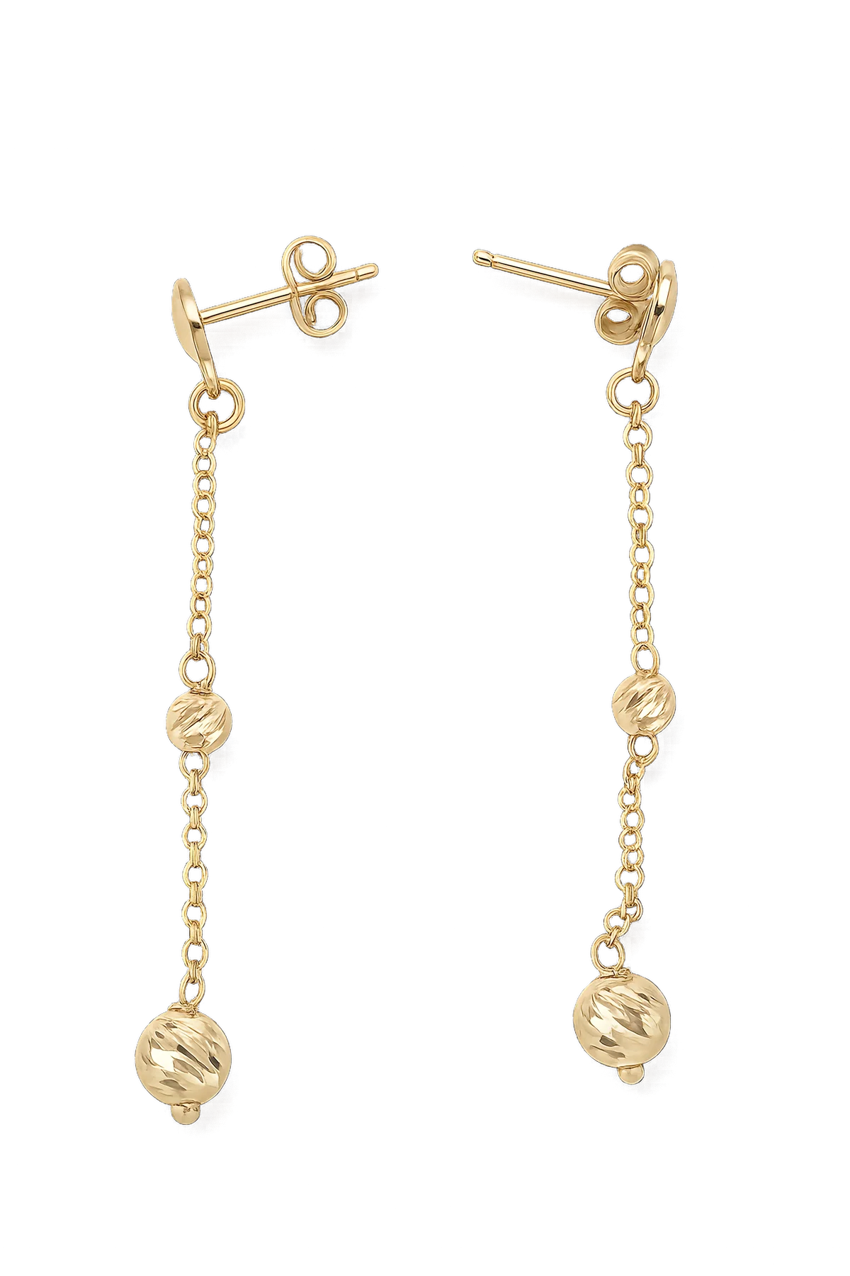 Orecchini Dvccio con sfere diamantate OR03REG
