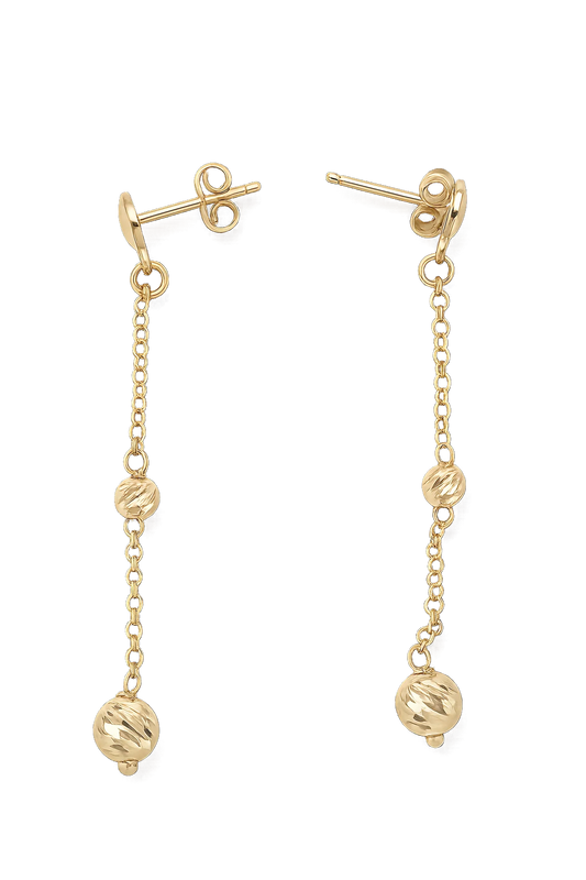 Orecchini Dvccio con sfere diamantate OR03REG
