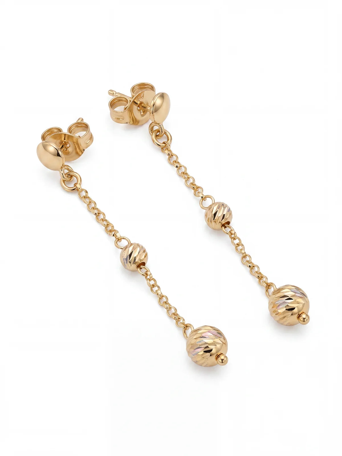 Orecchini Dvccio con sfere diamantate OR03REG