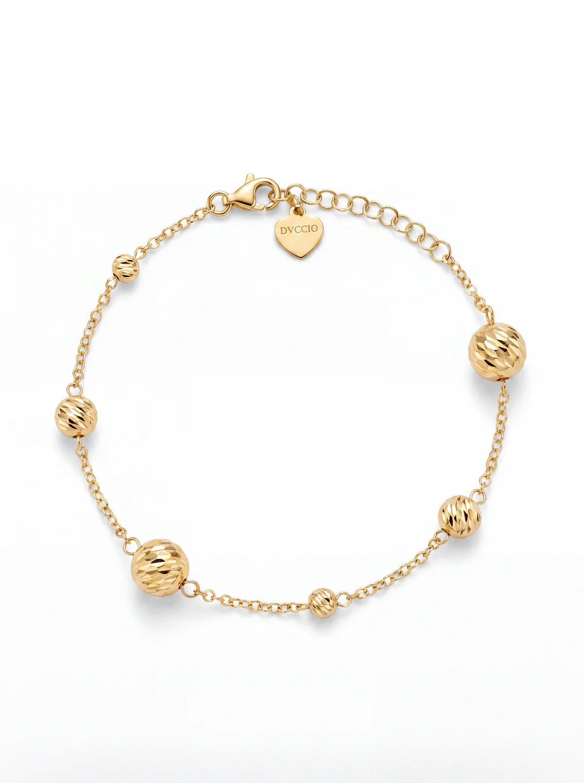 Bracciale Dvccio a sfere diamantate Rewind BRRE07G