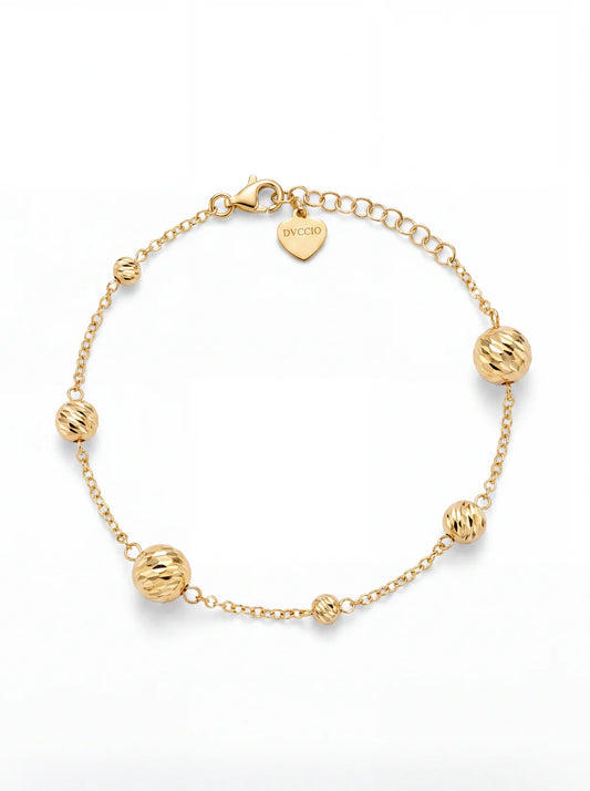 Bracciale Dvccio a sfere diamantate Rewind BRRE07G