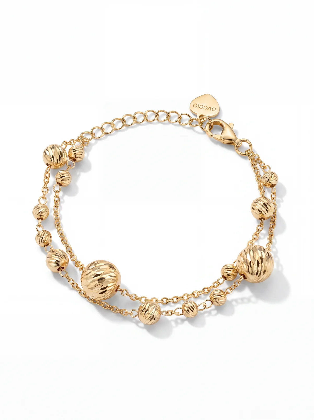Bracciale Dvccio a sfere diamantate Rewind BRRE10G