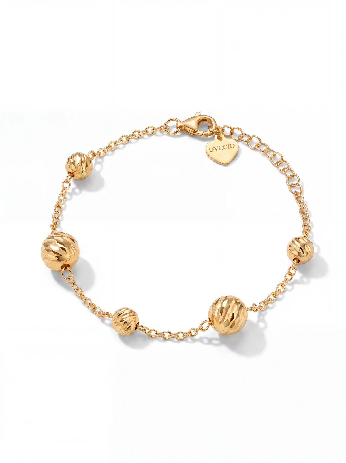 Bracciale Dvccio a sfere diamantate Rewind BRRE06G