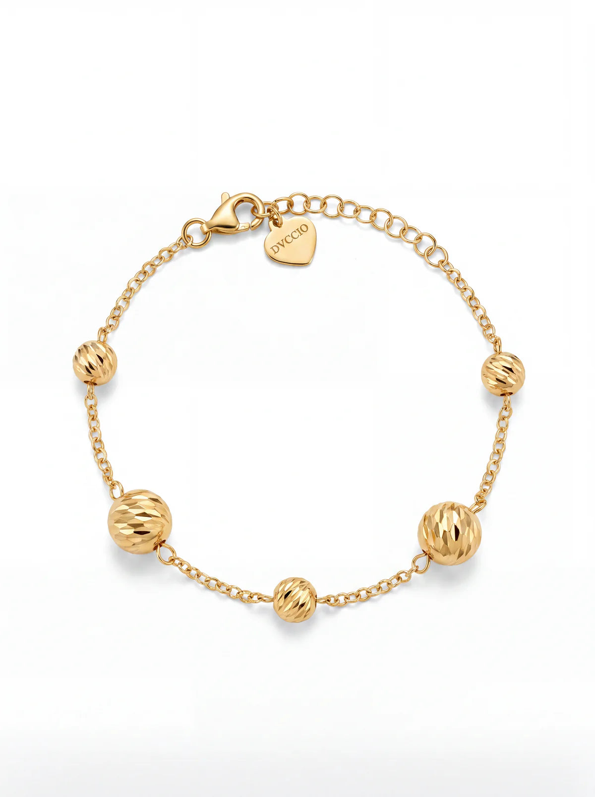 Bracciale Dvccio a sfere diamantate Rewind BRRE06G