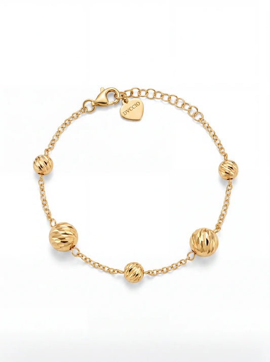 Bracciale Dvccio a sfere diamantate Rewind BRRE06G